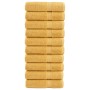 Handtücher 10 Stück 100% Baumwolle gelb 50x100 cm 600 gsm von , Handtücher - Ref: Foro24-137283, Preis: 69,51 €, Rabatt: %