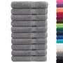 Premium-Handtücher, 10 Stück, 100% Baumwolle, grau, 100x200 cm, 600 g/m². von , Handtücher - Ref: Foro24-137319, Preis: 229,5...