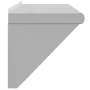 Estante de pared de acero inoxidable plateado 100x30x31 cm de , Estantes y estanterías - Ref: Foro24-30273, Precio: 66,17 €, ...