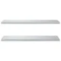 Estantes de pared 2 uds acero inoxidable plateado 100x40x3 cm de , Estantes y estanterías - Ref: Foro24-30278, Precio: 63,51 ...