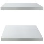 Wandregale 2 Stück Edelstahl silber 100x40x3 cm von , Regale und Regale - Ref: Foro24-30278, Preis: 70,29 €, Rabatt: %