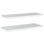 Estantes de pared 2 uds acero inoxidable plateado 100x40x3 cm de , Estantes y estanterías - Ref: Foro24-30278, Precio: 63,51 ...