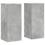 Pflanzenständer 2 Stück Holz grau Beton 30x30x70 cm von , Topfständer - Ref: Foro24-852927, Preis: 62,36 €, Rabatt: %