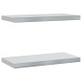 Wandregale 2 Stück Edelstahl silber 50x23,5x3 cm von , Regale und Regale - Ref: Foro24-30286, Preis: 40,26 €, Rabatt: %