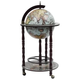 Blue eucalyptus wood world ball bar cabinet by vidaXL, Wine and liquor cabinets - Ref: Foro24-320905, Price: 158,01 €, Discou...