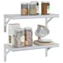 Wandregale 2 Stück Edelstahl silber 50x23,5x3 cm von , Regale und Regale - Ref: Foro24-30286, Preis: 38,21 €, Rabatt: %
