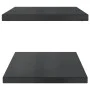 Wandregale 2 Stück Edelstahl schwarz 75x40x3 cm von , Regale und Regale - Ref: Foro24-30290, Preis: 51,03 €, Rabatt: %