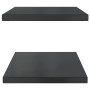 Wandregale 2 Stück Edelstahl schwarz 75x40x3 cm von , Regale und Regale - Ref: Foro24-30290, Preis: 51,81 €, Rabatt: %