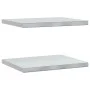 Wandregale 2 Stück Edelstahl silber 50x40x3 cm von , Regale und Regale - Ref: Foro24-30284, Preis: 37,56 €, Rabatt: %