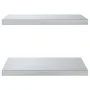 Wandregale 2 Stück Edelstahl silber 50x40x3 cm von , Regale und Regale - Ref: Foro24-30284, Preis: 37,56 €, Rabatt: %