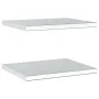 Wandregale 2 Stück Edelstahl silber 50x40x3 cm von , Regale und Regale - Ref: Foro24-30284, Preis: 37,56 €, Rabatt: %