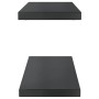 Wandregale 2 Stück Edelstahl schwarz 75x23,5x3 cm von , Regale und Regale - Ref: Foro24-30292, Preis: 40,61 €, Rabatt: %