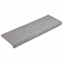 Alfombrillas para escaleras 15 unidades 65x21x4 cm Gris claro