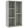 Graues Sperrholzregal/Sideboard 50x25x80 cm von vidaXL, Bücherregale und Regale - Ref: Foro24-800166, Preis: 45,92 €, Rabatt: %