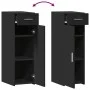 Engineered wood black sideboard 40x42.5x93 cm by , Sideboards - Ref: Foro24-846272, Price: 74,34 €, Discount: %