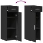 Schwarzer Schrank aus Holzwerkstoff 40x42,5x93 cm von , Sideboards - Ref: Foro24-846272, Preis: 76,45 €, Rabatt: %