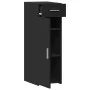 Engineered wood black sideboard 40x42.5x93 cm by , Sideboards - Ref: Foro24-846272, Price: 74,34 €, Discount: %