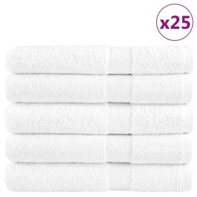 Saunatücher 25 Stück 100% Baumwolle Weiß 80x200 cm 600 g/m² von , Handtücher - Ref: Foro24-137139, Preis: 428,22 €, Rabatt: %