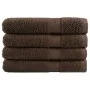 Sauna towels 4 units 100% cotton brown 80x200 cm 600 gsm by , Towels - Ref: Foro24-137243, Price: 82,26 €, Discount: %