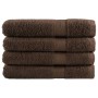 Toallas de sauna 4 uds 100% algodón marrón 80x200 cm 600 gsm de , Toallas - Ref: Foro24-137243, Precio: 83,80 €, Descuento: %