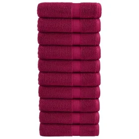 Badehandtücher 10 Stück 100% Baumwolle Bordeaux 100x150 cm 600 g/m² von , Handtücher - Ref: Foro24-137217, Preis: 160,70 €, R...