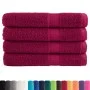 Toallas premium 4 uds 100% algodón burdeos 100x200 cm 600 gsm de , Toallas - Ref: Foro24-137222, Precio: 99,79 €, Descuento: %