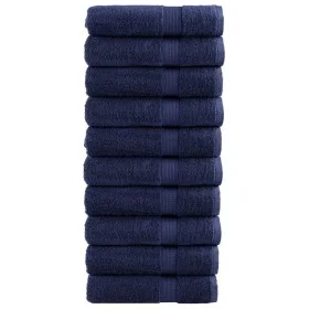Duschhandtücher 10 Stück Marineblau 70x140 cm 600gsm von , Handtücher - Ref: Foro24-137262, Preis: 127,18 €, Rabatt: %