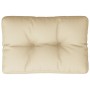 Cushion for pallet sofa in beige fabric 50x40x12 cm by , Cushions for chairs and sofas - Ref: Foro24-360538, Price: 23,64 €, ...
