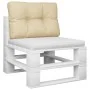 Cushion for pallet sofa in beige fabric 50x40x12 cm by , Cushions for chairs and sofas - Ref: Foro24-360538, Price: 19,47 €, ...