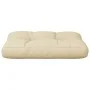 Cushion for pallet sofa in beige fabric 50x40x12 cm by , Cushions for chairs and sofas - Ref: Foro24-360538, Price: 19,47 €, ...