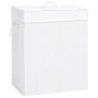 Weißer, einteiliger Bambus-Wäschekorb, 83 l von vidaXL, Wäschekörbe - Ref: Foro24-320752, Preis: 33,15 €, Rabatt: %