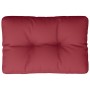Cojín para sofá de palets de tela rojo tinto 50x40x12 cm de , Cojines para sillas y sofás - Ref: Foro24-360544, Precio: 22,89...