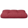 Cojín para sofá de palets de tela rojo tinto 50x40x12 cm de , Cojines para sillas y sofás - Ref: Foro24-360544, Precio: 22,89...