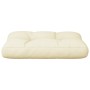 Cushion for pallet sofa cream fabric 60x40x12 cm by , Cushions for chairs and sofas - Ref: Foro24-360559, Price: 31,15 €, Dis...
