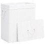 Weißer, einteiliger Bambus-Wäschekorb, 83 l von vidaXL, Wäschekörbe - Ref: Foro24-320752, Preis: 34,16 €, Rabatt: %
