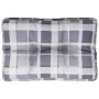 Cushion for pallet sofa, gray checkered fabric, 60x40x12 cm by , Cushions for chairs and sofas - Ref: Foro24-360571, Price: 2...