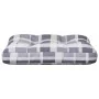 Cushion for pallet sofa, gray checkered fabric, 60x40x12 cm by , Cushions for chairs and sofas - Ref: Foro24-360571, Price: 2...