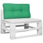 Cushion for pallet sofa, green fabric, 70x40x12 cm by , Cushions for chairs and sofas - Ref: Foro24-360584, Price: 20,30 €, D...