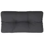 Cushion for pallets, black fabric, 70x40x12 cm by , Cushions for chairs and sofas - Ref: Foro24-360586, Price: 26,74 €, Disco...