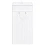 Weißer, einteiliger Bambus-Wäschekorb, 83 l von vidaXL, Wäschekörbe - Ref: Foro24-320752, Preis: 33,15 €, Rabatt: %