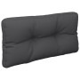 Cojín para palets tela negro 70x40x12 cm de , Cojines para sillas y sofás - Ref: Foro24-360586, Precio: 27,33 €, Descuento: %