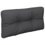 Cushion for pallets, black fabric, 70x40x12 cm by , Cushions for chairs and sofas - Ref: Foro24-360586, Price: 26,74 €, Disco...