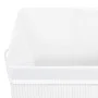 Weißer, einteiliger Bambus-Wäschekorb, 83 l von vidaXL, Wäschekörbe - Ref: Foro24-320752, Preis: 33,15 €, Rabatt: %