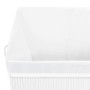 Weißer, einteiliger Bambus-Wäschekorb, 83 l von vidaXL, Wäschekörbe - Ref: Foro24-320752, Preis: 34,16 €, Rabatt: %