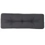 Cushion for anthracite gray fabric pallet sofa 120x40x12 cm by , Cushions for chairs and sofas - Ref: Foro24-360623, Price: 3...