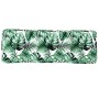 Cushion for pallet sofa with leaf print fabric 120x40x12 cm by , Cushions for chairs and sofas - Ref: Foro24-360635, Price: 3...