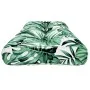 Cushion for pallet sofa with leaf print fabric 120x40x12 cm by , Cushions for chairs and sofas - Ref: Foro24-360635, Price: 3...