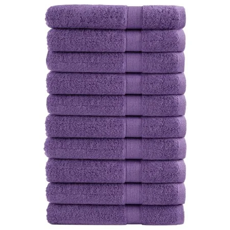 Toallas premium 10 uds 100% algodón morada 100x200 cm 600 gsm de , Toallas - Ref: Foro24-137367, Precio: 229,59 €, Descuento: %