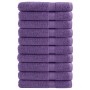 Premium-Handtücher, 10 Stück, 100% Baumwolle, lila, 100x200 cm, 600 g/m². von , Handtücher - Ref: Foro24-137367, Preis: 243,7...