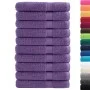 Toallas premium 10 uds 100% algodón morada 100x200 cm 600 gsm de , Toallas - Ref: Foro24-137367, Precio: 229,59 €, Descuento: %